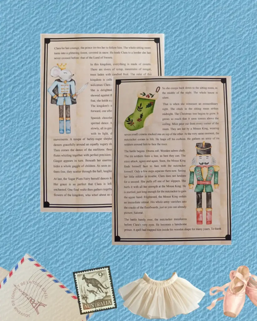Great Ballets, Escargot Post illustrated letter: photo 1