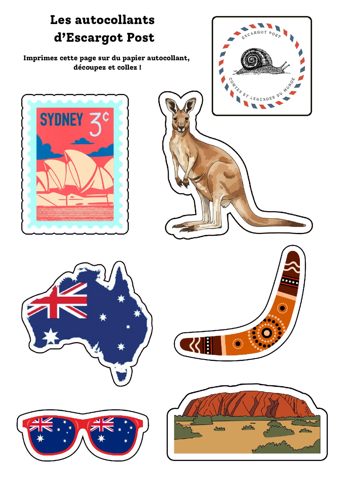 Australia stickers
