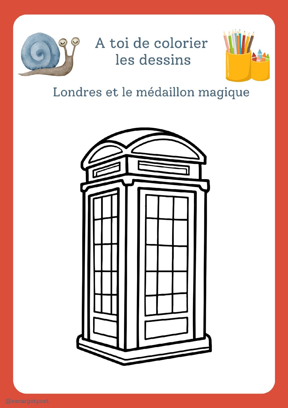 London colouring page no. 2